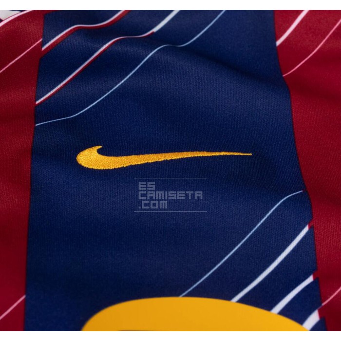 Camiseta Pre Partido del Barcelona 2023 Azul y Rojo - Haga un click en la imagen para cerrar